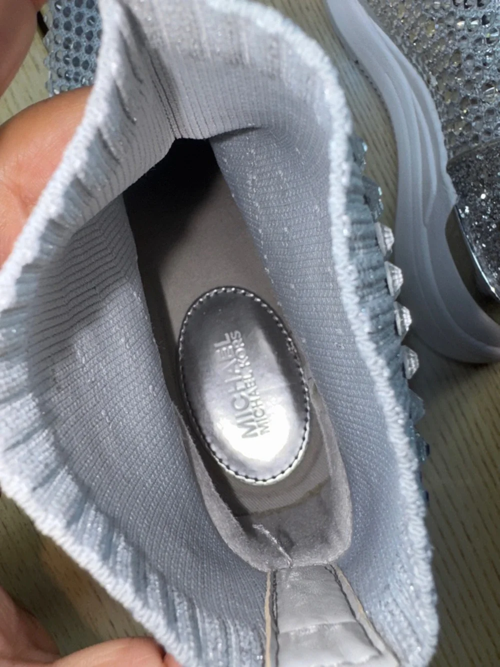 Michael Kors Embellished Sneakers 7 - Picture 8 of 13